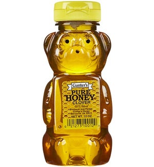 Honey Bear "Gunter" 12 oz x 12